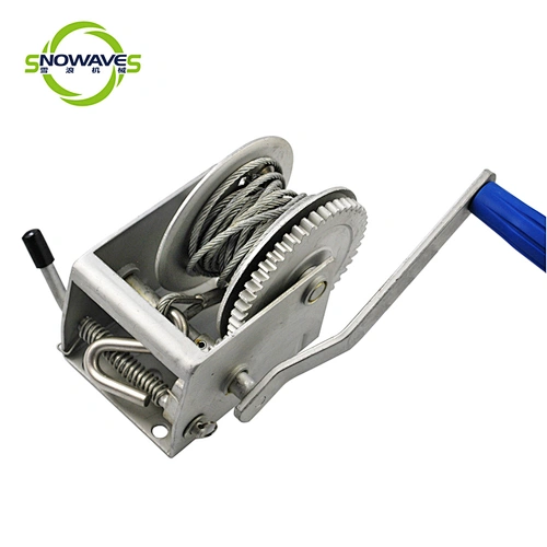 Hand winch 1100lbs (wire rope) fixed handle 500kg Hand Winch